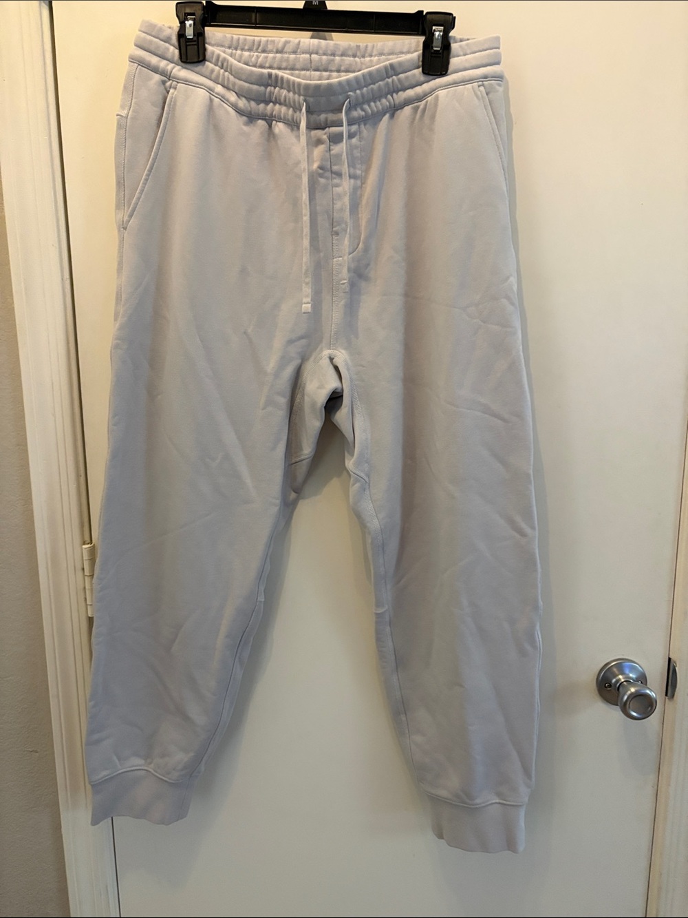 Public Rec Friday Joggers NWT Men's Light Gray Sweatpants Athleisure Size 34x30
